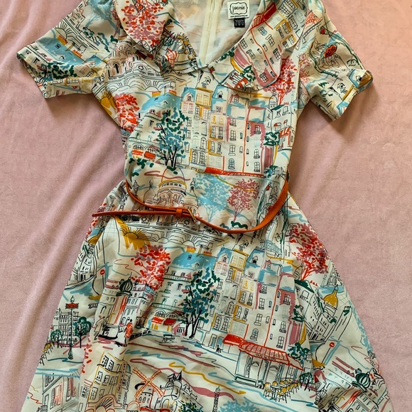 Joanie Clothing Paris Printed Dress - Picture 4 of 5